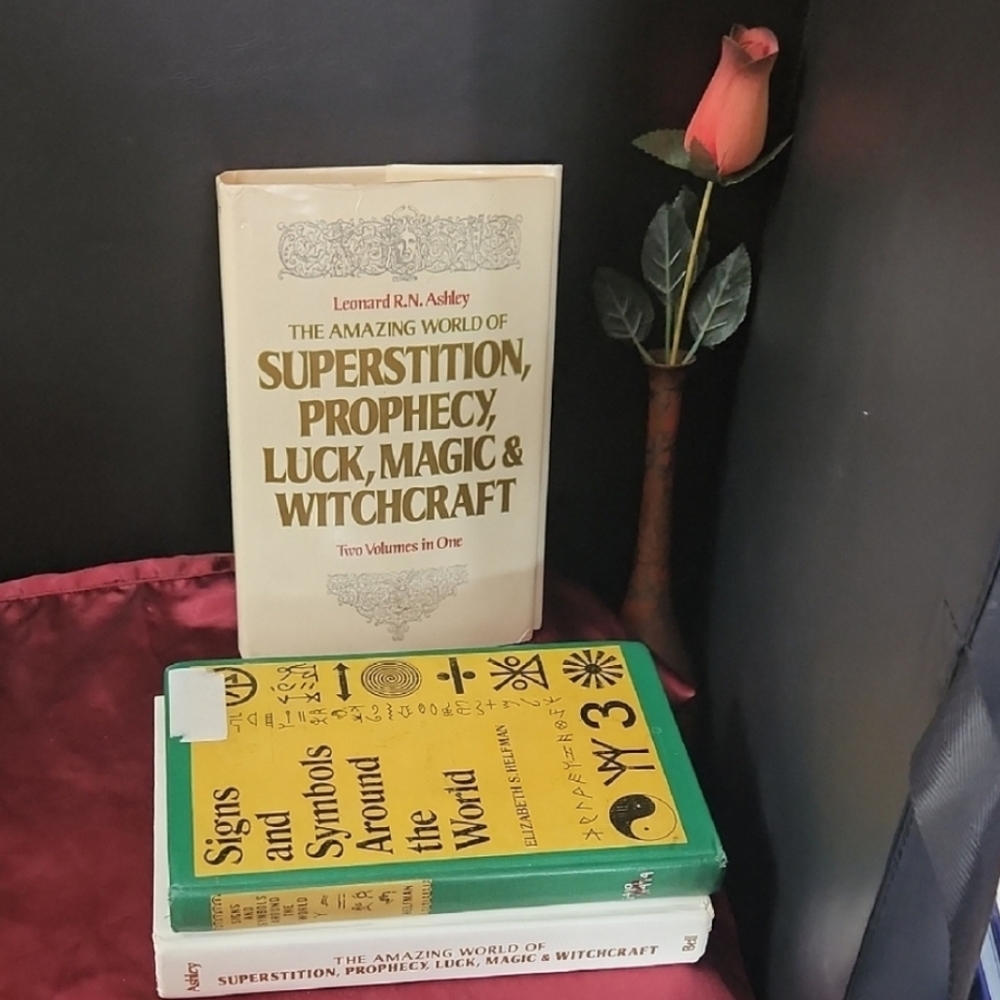 Occult book lot 2 hardcover books